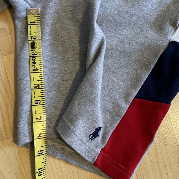 Polo Ralph Lauren Sweat Shorts Men's M Gray Pony Pockets Drawstring - Picture 8 of 9